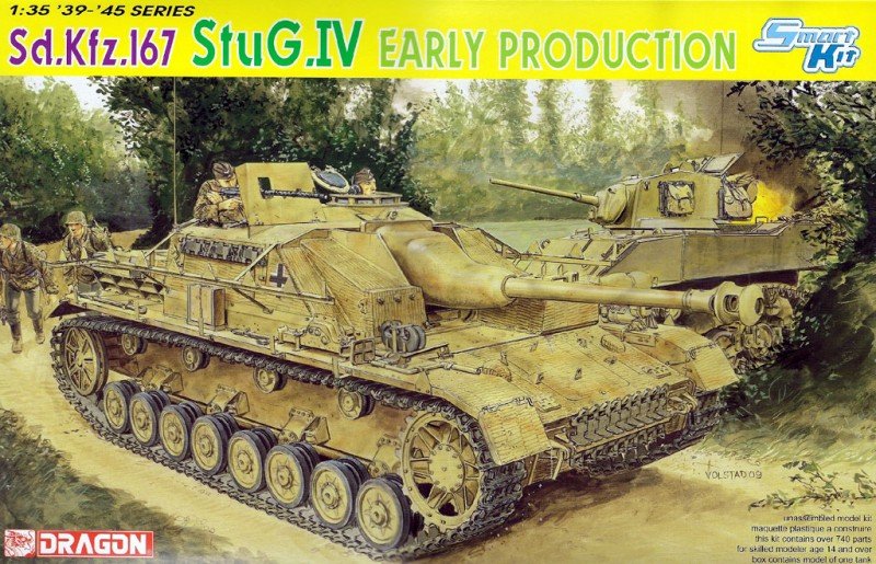Dragon 6520 Sd.Kfz.167 StuG.IV Early Production Smart Kit. 1/35