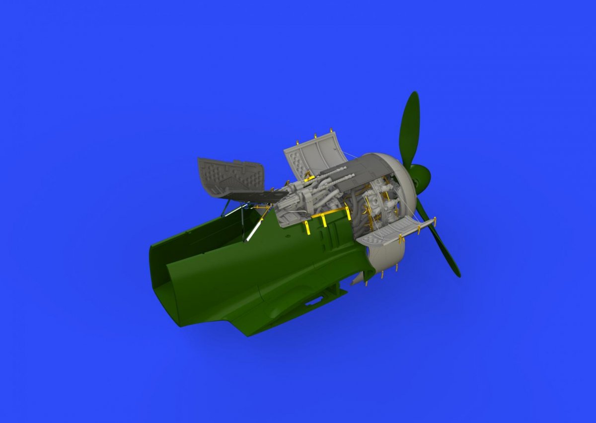 Eduard 648355 Fw 190A-4 engine &amp; fuselage guns EDUARD 1/48