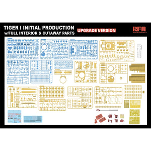 Rye Field Model 5131 Tiger I Initial Production Early 1943 w/ Full Interior Updated Version 1/35 – image 5