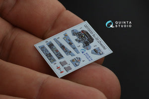 Quinta Studio QD72033 Su-33 3D-Printed &amp;amp; colored Interior on decal paper (Zvezda) 1/72 – image 7