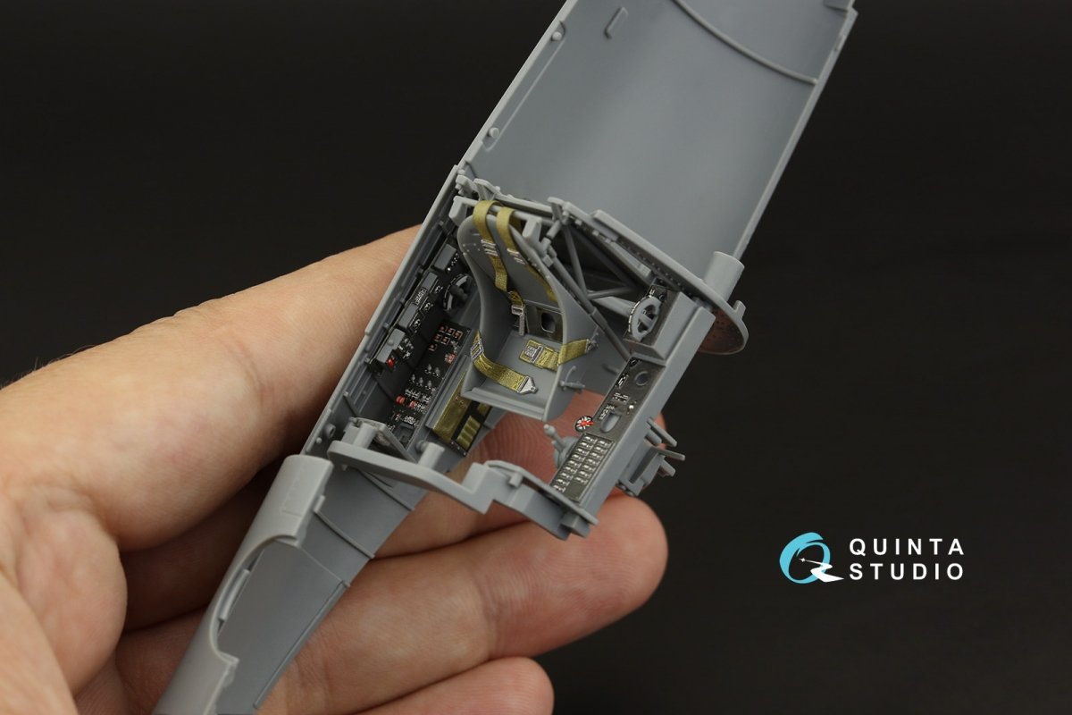 Quinta Studio QD32092 F4U-1D 3D-Printed &amp;amp; colored Interior on decal paper (Tamiya) 1/32 – obrázek 6