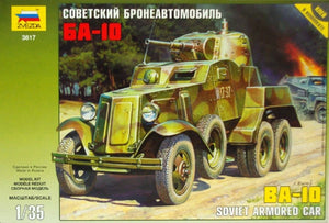 Zvezda 3617 BA-10 SOVIET ARMORED CAR 1/35