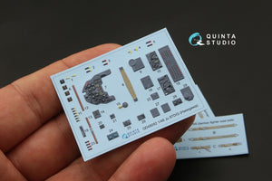 Quinta Studio QD48092 Ju 87D/G 3D-Printed &amp;amp; colored Interior on decal paper (for Hasegawa kit) 1/48 – image 3