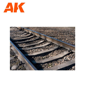 AK Interactive AK8256 SMALL RAILROAD BALLAST 100ml – zdjęcie 2