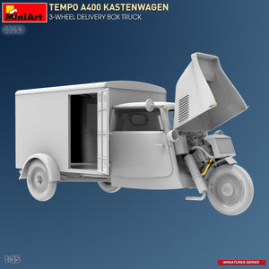 MiniArt 38053 TEMPO A400 KASTENWAGEN 3-WHEEL DELIVERY BOX TRUCK 1/35 – image 5