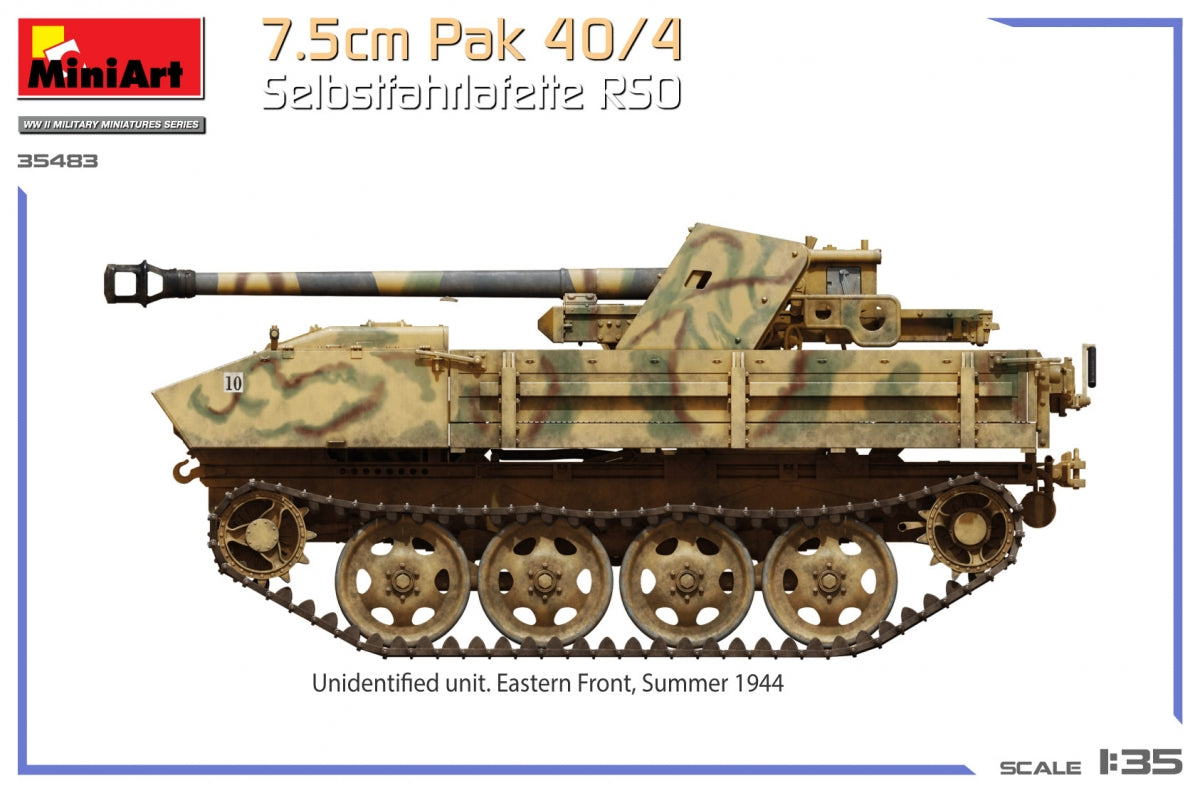 MiniArt 35483 7.5cm Pak 40/4. Selbstfahrlafette RSO 1/35 – image 15