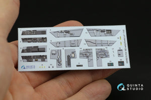 Quinta Studio QD48215 F/A-18D Early 3D-Printed &amp;amp; colored Interior on decal paper (Kinetic) 1/48 – image 8