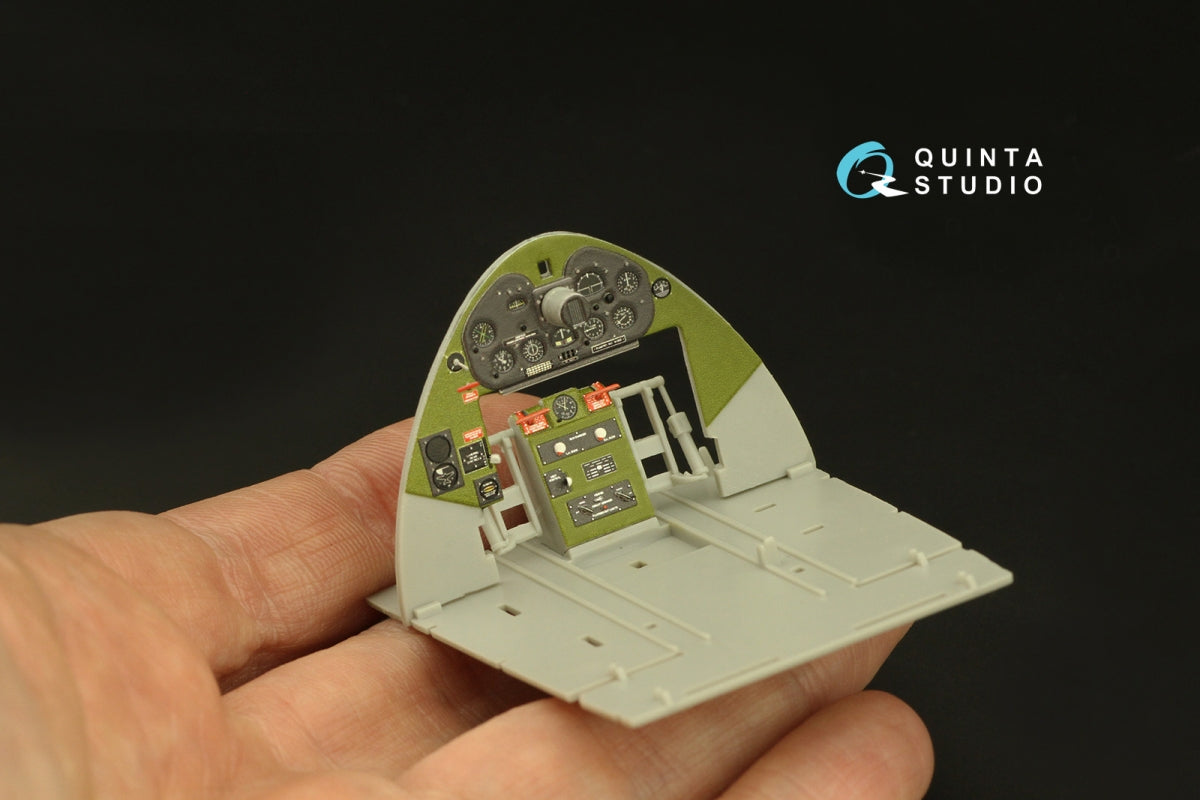 Quinta Studio QD32189 F6F-3E/N Hellcat 3D-Printed coloured Interior on decal paper (Trumpeter) 1/32 – zdjęcie 9