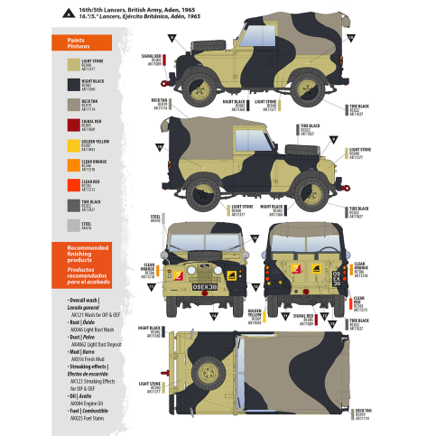 AK Interactive AK35012 LAND ROVER 88 SERIES IIA ROVER 8 1/35 – image 14