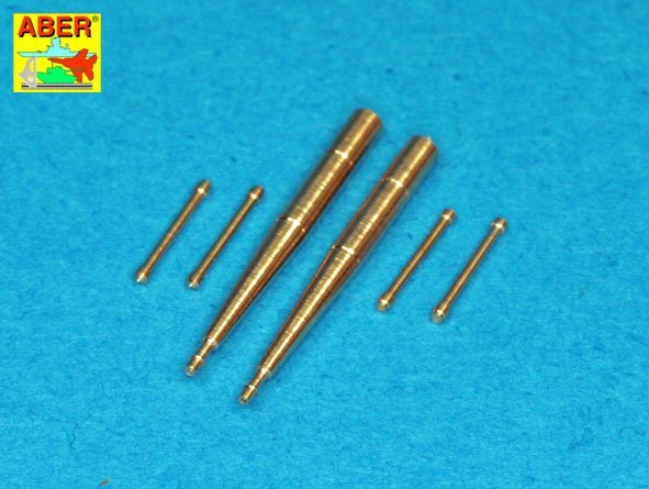 Aber A72 008 B wing (1 variante) armement pour chasseur britannique Spitfire Mk.I à V ; Hispano 20mm x 2 (1 variante), Browning .30 pointes x 4 (1/72)