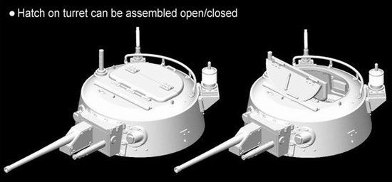 Dragon 7435 Japanese Type 2 (Ka-Mi) Amphibious Tank 1/72 – image 4