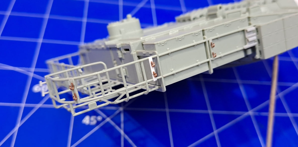 Eureka XXL ER-3575 K2 Black Panther MBT Towing Cables &amp;amp; Holders (Academy) 1/35 – Bild 11