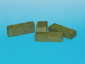 Eureka XXL E-017 Wooden Ammo Boxes for 12.8 cm Pak 44/Kw.K. 1/35 – obrázek 4