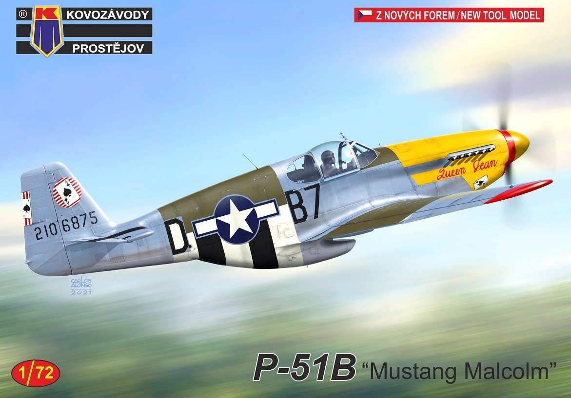 Kovozavody Prostejov KPM0247 P-51B &amp;quot;Mustang&amp;quot; Malcolm&amp;quot; 1/72