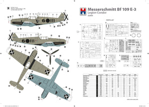 Hobby 2000 32009 Messerschmitt Bf-109 E-3 Legion Condor (DRAGON + CARTOGRAF + MASK) 1/32 – obrázek 5