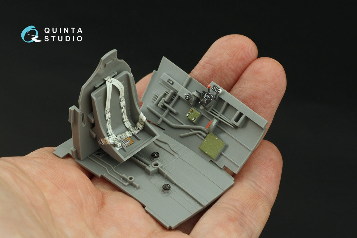 Quinta Studio QD32217 P-40N early 3D-Printed colored Interior on decal paper (Hasegawa/Eduard) 1/32 – image 7