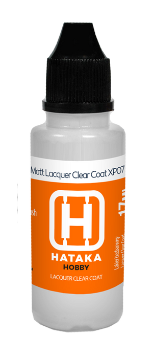 Hataka HTK-XP07- Matt Lacquer Clear Coat 17ML
