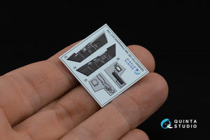 Quinta Studio QD48302 F/A-18C late 3D-Printed &amp;amp; colored Interior on decal paper (Hasegawa) 1/48 – image 4