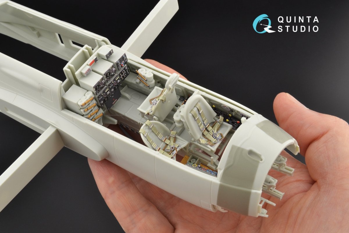 Quinta Studio QD32084 Ju 88A-1 3D-Printed &amp;amp; colored Interior on decal paper (Revell) 1/32 – obrázek 11