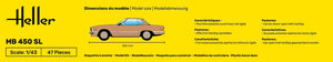 Heller 56171 Starter Set - MB 450 SL 1/43 – image 3