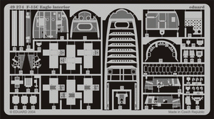 Eduard 49274 F-15C interior 1/48 Hasegawa – image 2