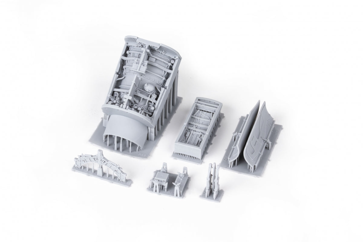 Eduard 648984 F-16C wheel bays late PRINT KINETIC MODEL 1/48 – Bild 9