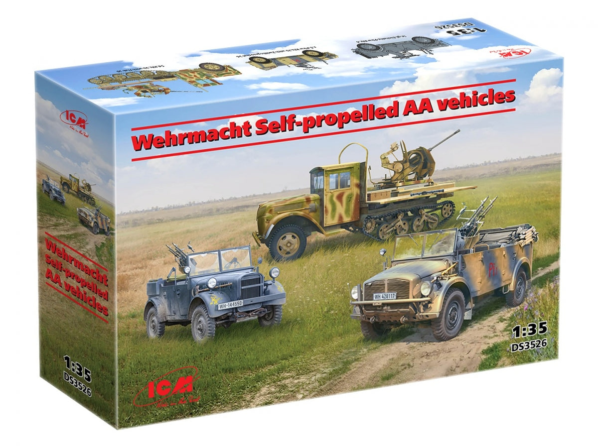 ICM DS3526 Véhicules antiaériens automoteurs de la Wehrmacht 1/35