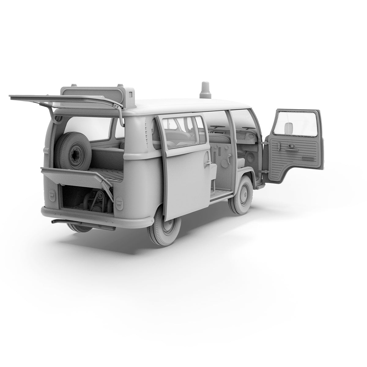 AK Interactive AK35033 T2 MODEL 1967 AIRPORT BUS 1/35 – immagine 11
