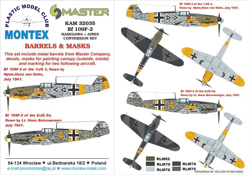 Montex KAM32035 Bf 109F-2 1/32