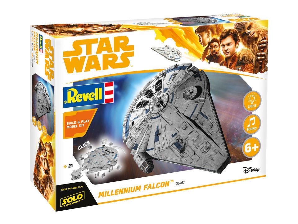 Revell 06767 Build/Play Millennium Falcon 1/164