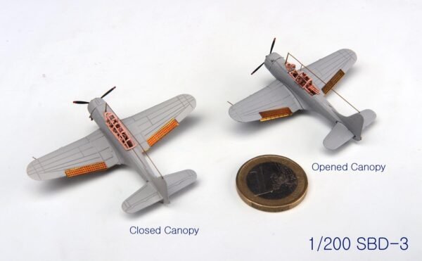 MK1 Design MS-20018 WW II USS DECK PLANE SET for CV-6 Enterprise 1/200 – Bild 18