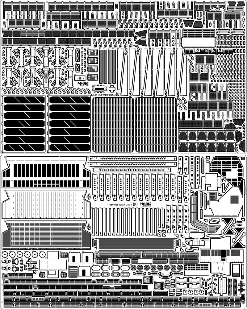 Pontos 37041F1 USS LHD-1 Wasp Detail Up Set 1/350 – image 17