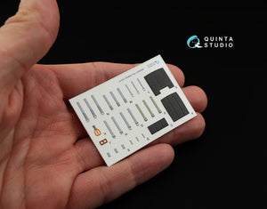 Quinta Studio QD32003 F-16C 3D-Printed &amp;amp; colored Interior on decal paper (for Tamiya kit) 1/32 – immagine 6