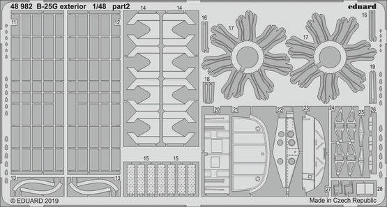 Eduard 48982 B-25G exterior 1/48 ITALERI – image 2