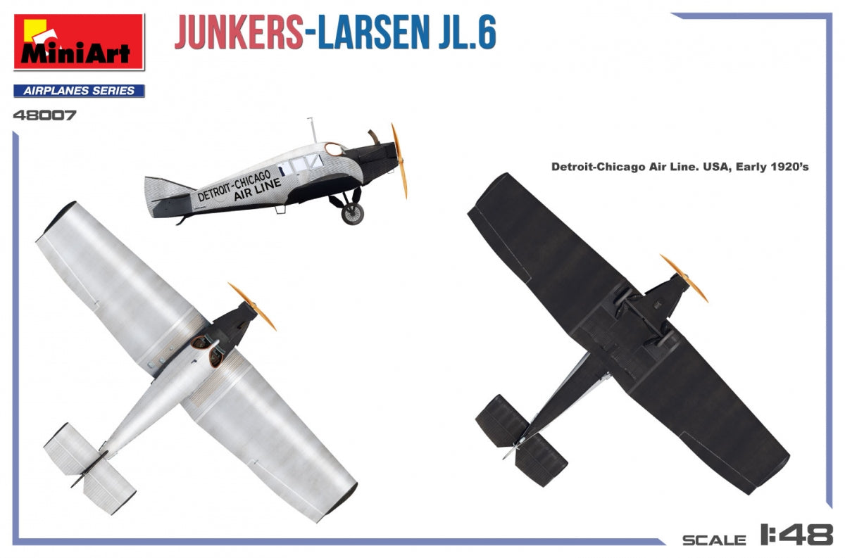 MiniArt 48007 Junkers-Larsen JL.6 1/48 – zdjęcie 4