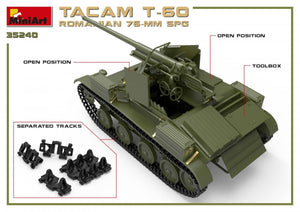 MiniArt 35240 ROMANIAN 76-mm SPG TACAM T-60 INTERIOR KIT 1/35 – image 7