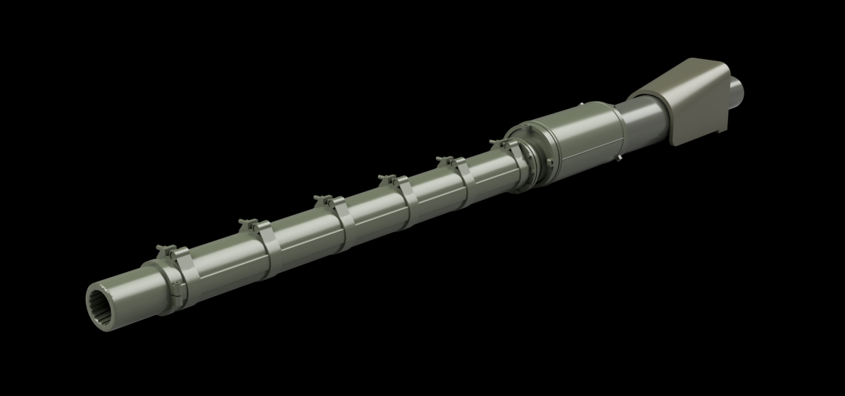 Panzer Art GB35-145 M68 Gun barrel for IDF Merkava 2B&amp;D MBT 1/35