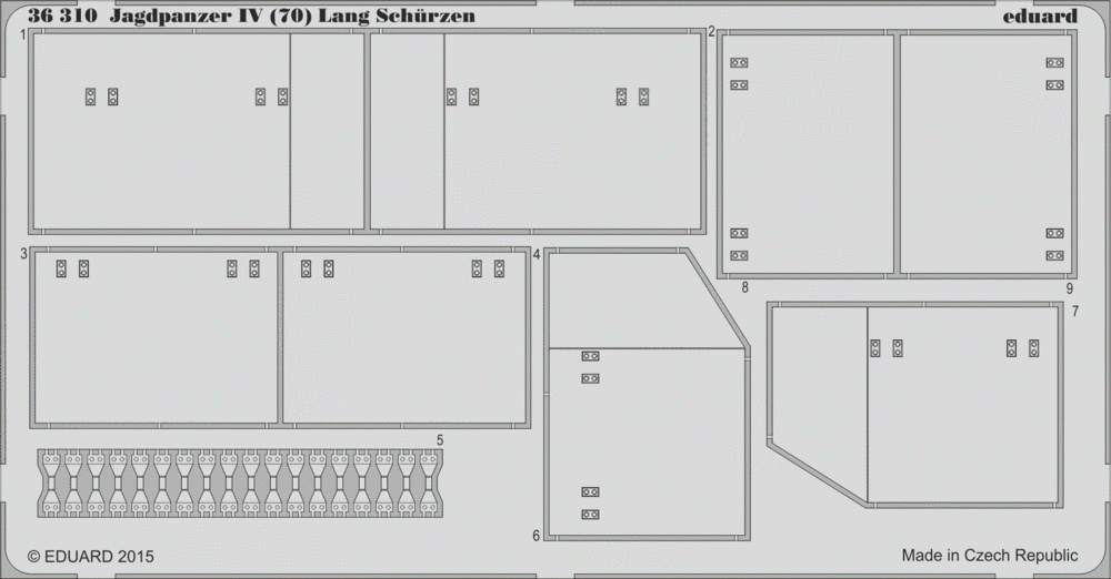 Eduard 36310 Jagdpanzer IV (70) Lang Schürzen TAMIYA 1/35