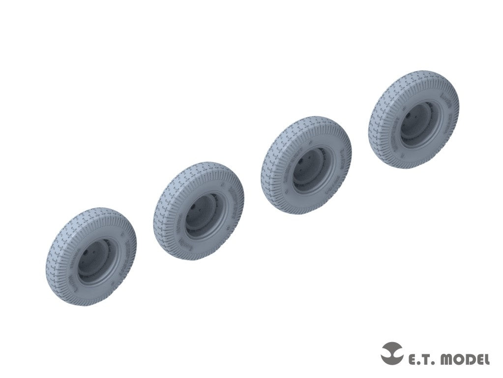 ET Model P35-105 WWII German Sd.Kfz.234 Large Diameter Weighted Wheels Type.5 1/35 – Bild 3