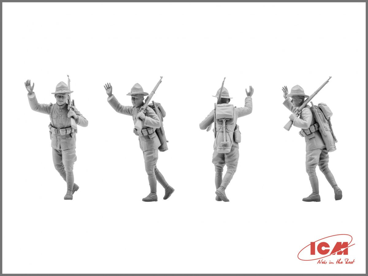 ICM 35689 US Infantry (1917) 4 figures 1/35 – imagen 5