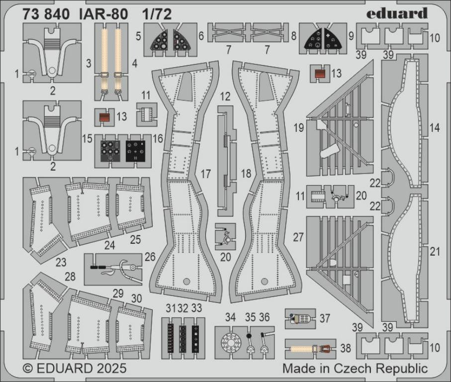 Eduard 73840 IAR-80 detail set IBG 1/72