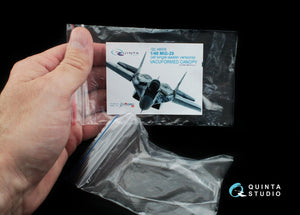 Quinta Studio QC48008 MiG-29 (All single seater version) vacuformed clear canopy (for GWH kits) 1/48 – Bild 5
