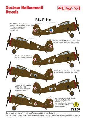 Techmod 72120 - PZL P.11c 1/72 – immagine 2