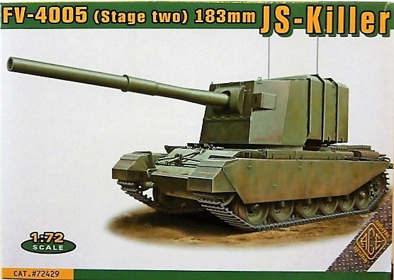 ACE 72429 FV4005 JS-killer 183mm sur coque Centurion 1/72