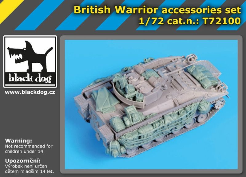 Black Dog T72100 British Warrior accessories set for Trumpeter 1/72 – obrázek 2