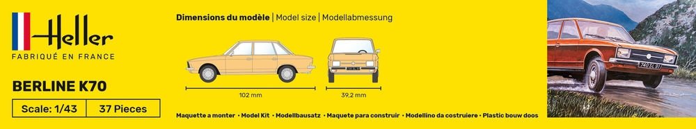 Heller 80176 Berline K70 1/43 – obrázek 4