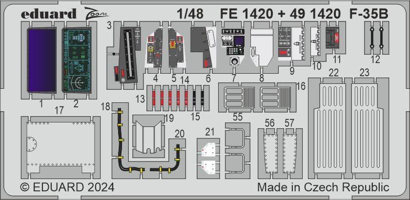 Eduard BIG49406 F-35B TAMIYA 1/48 – Bild 4