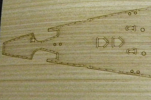 Pontos 35012WD1 DKM Scharnhorst Jeu de pont en bois Type 1 (1/350) – image 2