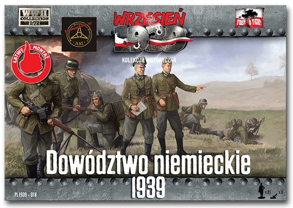 First to Fight PL018 - German Command (1/72) – image 2