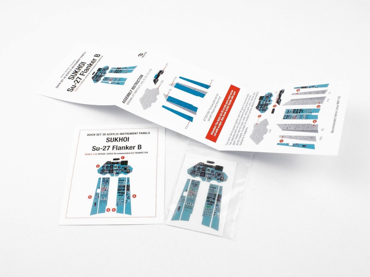 Red Fox Studio QS-32056 Sukhoi Su-27 Flanker B Trumpeter 1/32 – image 2